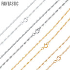 925 Sterling Silver Round Rolo Chain Fantastic NYC