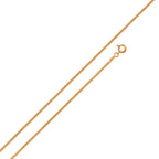 Silver 925 Rose Gold Plated Round Snake 025 Chains 1mm - CH160 RGP | Silver Palace Inc. #plating_rose gold