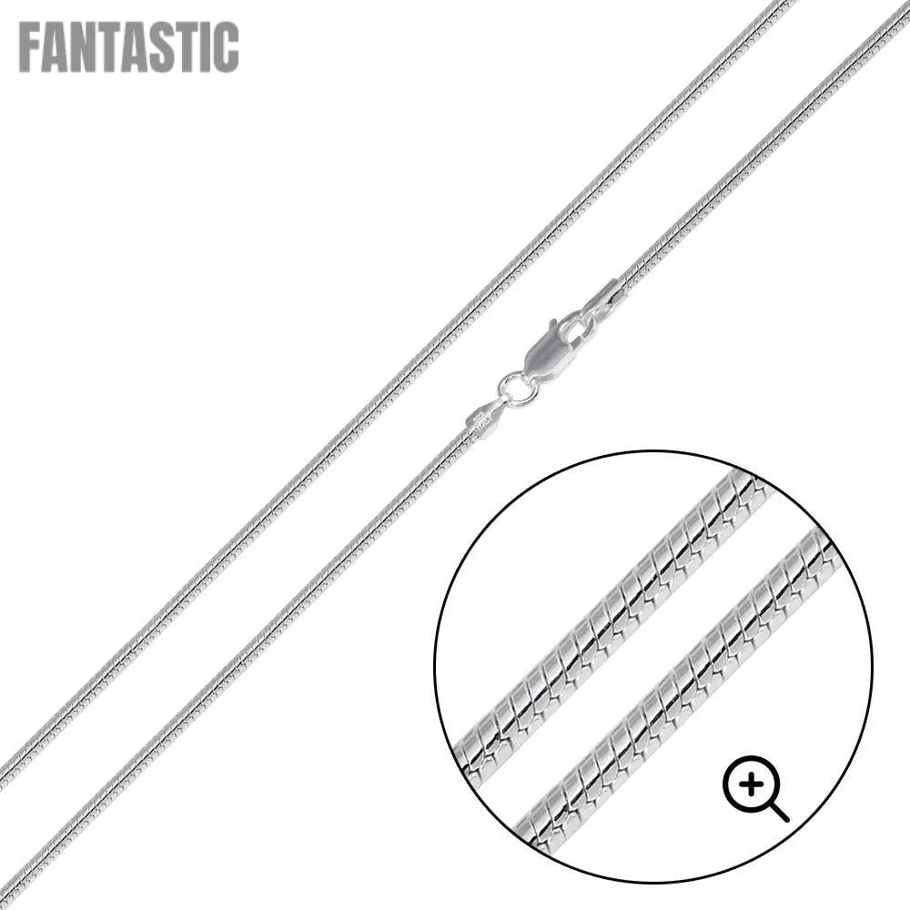 Round Snake 025 Chain 1.2mm - CH729 #plating_basic non-plated