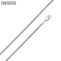 925 Sterling Silver Wheat Link Chain
