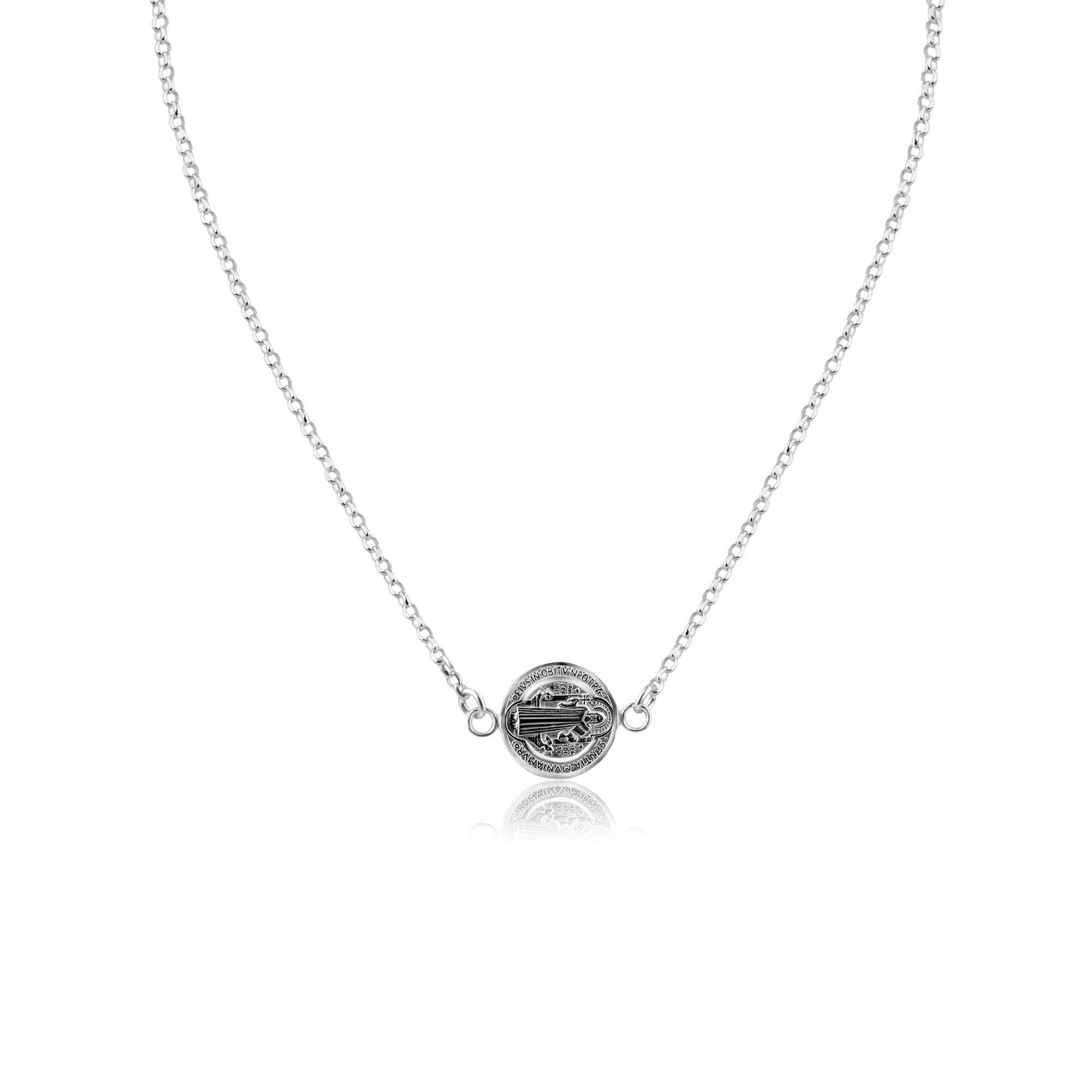925 Sterling Silver Non Plated San Benito Necklace  - ARN00061 SPI