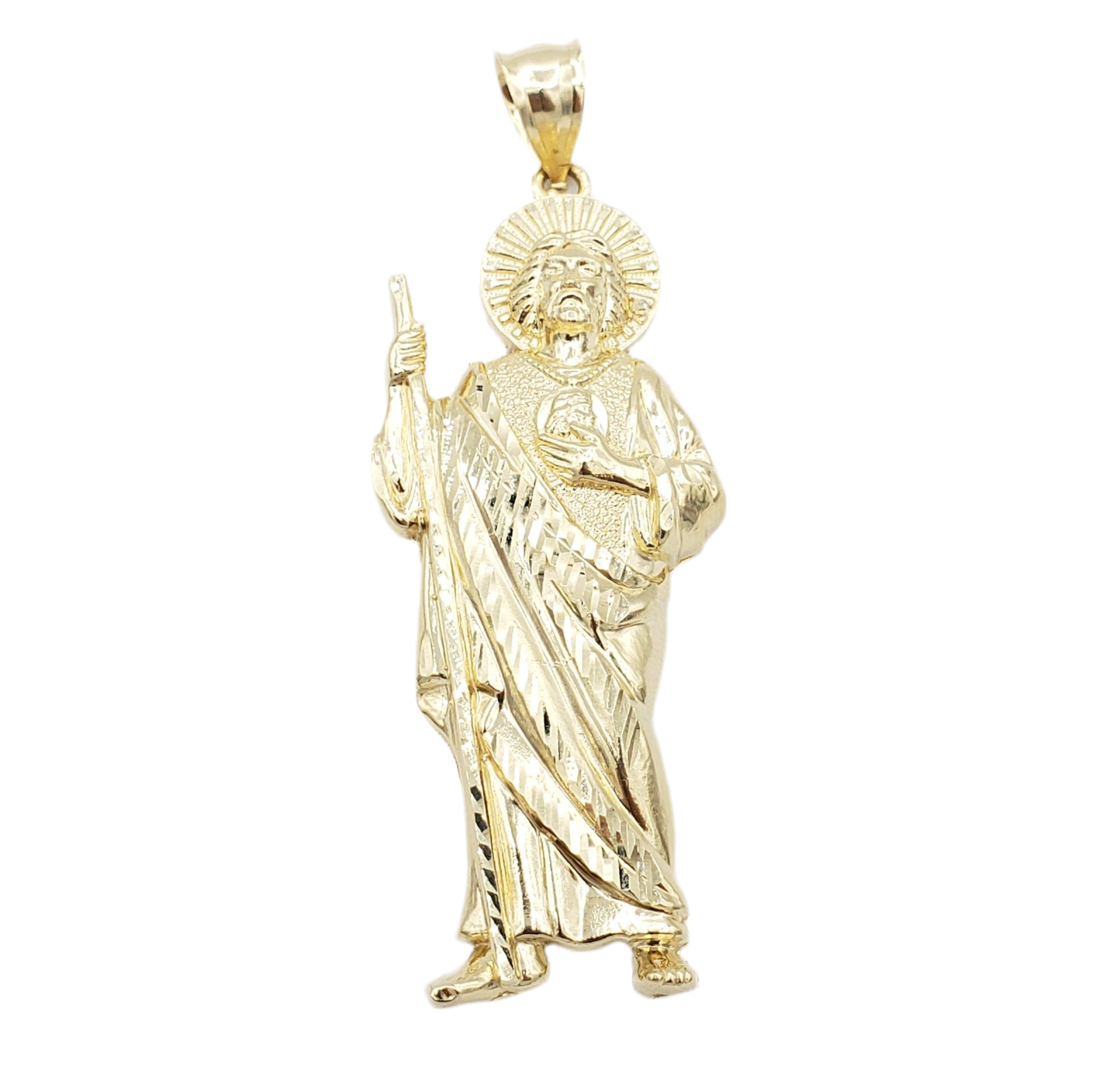 14K Gold- Saint Jude Pendant Fantastic Jewelry NYC