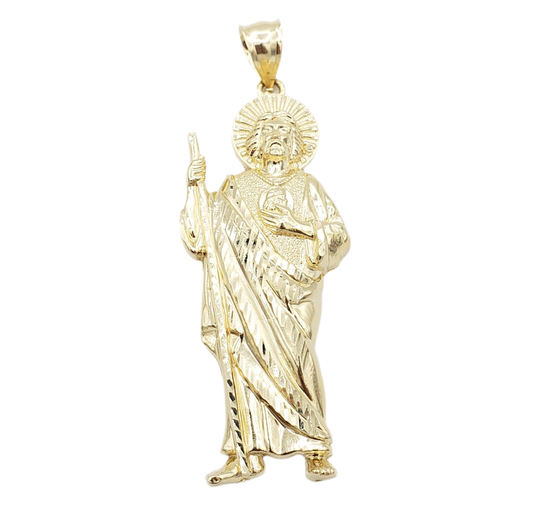 14K Gold- Saint Jude Pendant Fantastic Jewelry NYC