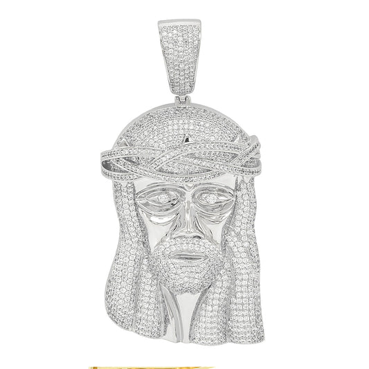 BRP-10 Brass Jesus Christ Pendant Fantastic Jewelry NYC