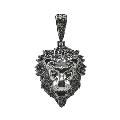 BRP-07 Brass Lion Pendant Fantastic Jewelry NYC