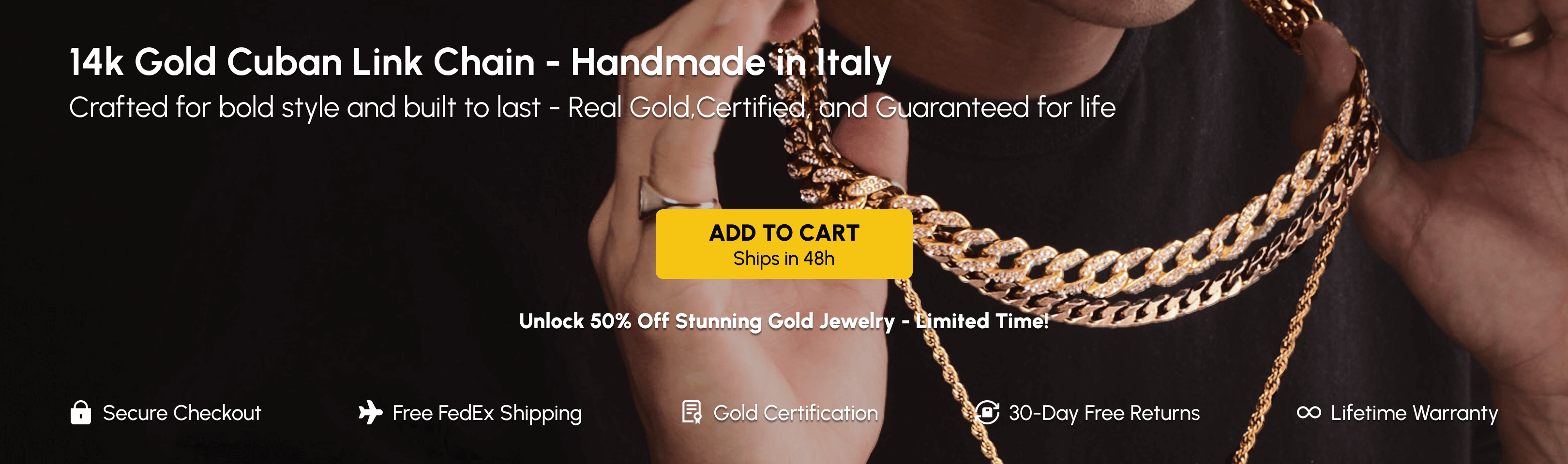 Cuban Link Banner