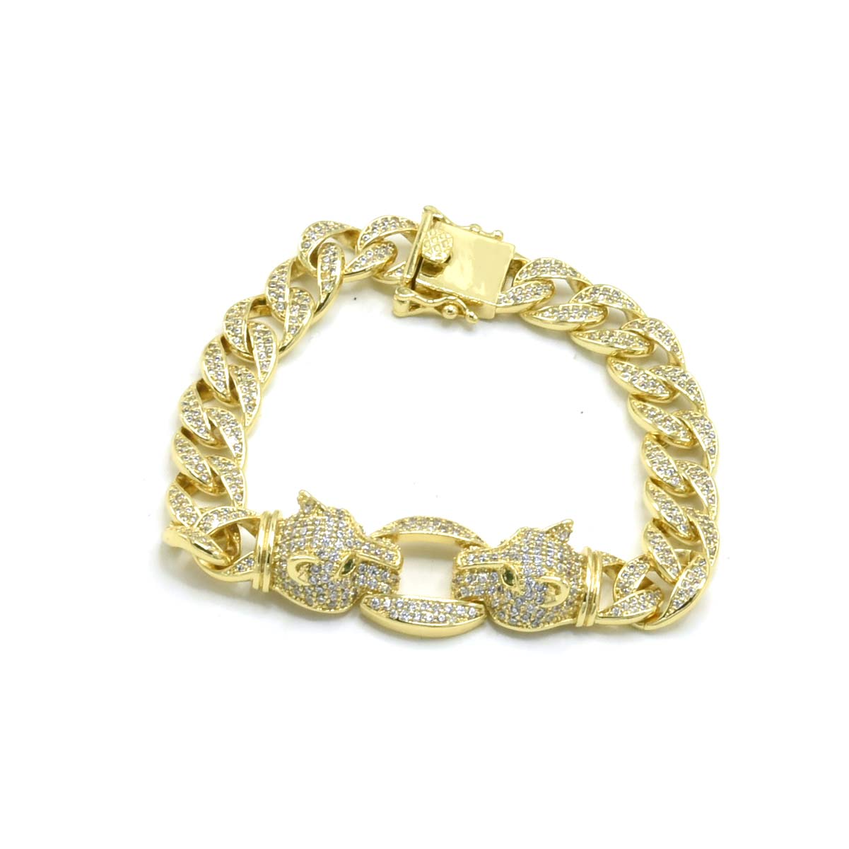 Brass Cuban 16 inch Chain and 7.5 inch Bracelet Set (SALE) Fantastic Jewelry NYC