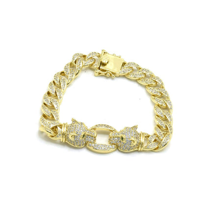 Brass Cuban 16 inch Chain and 7.5 inch Bracelet Set (SALE) Fantastic Jewelry NYC