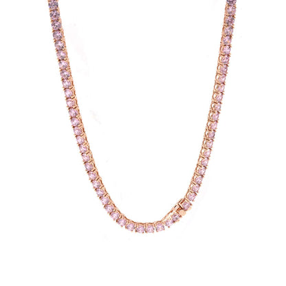 BRTC-29 Brass Tennis Chain 4mm Fantastic Jewelry NYC
