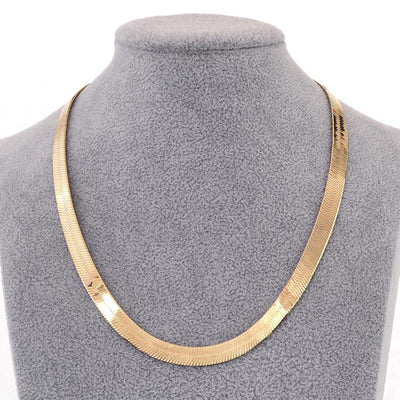 Herringbone Necklaces 14K Gold - Elevate Your Style with Elegance