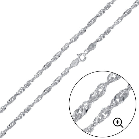 Singapore 035 Chain or Bracelet 2mm - CH517 SPI