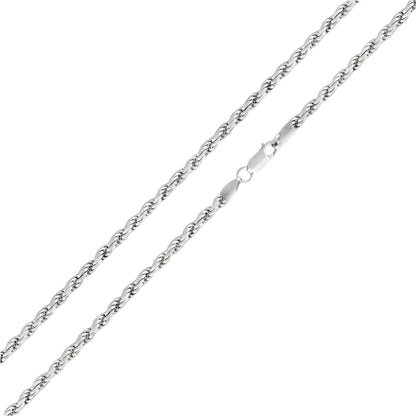 Silver Chain - Rope Chain 3.5 MM