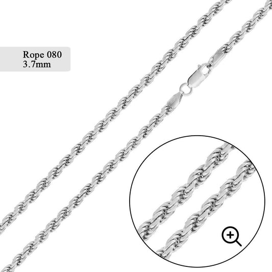 Rope 080 Chain or Bracelet 3.7mm - CH528 SPI