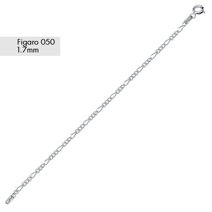 Figaro 050 1.7mm Chains or Bracelet - CH602 SPI