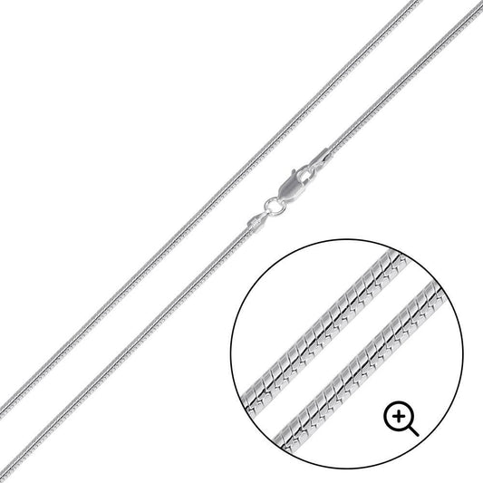 Round Snake 025 Chain or Bracelet 1.2mm - CH729 SPI
