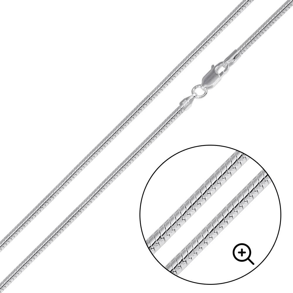 Round Snake 040 Chain or Bracelet 1.6mm - CH731 SPI