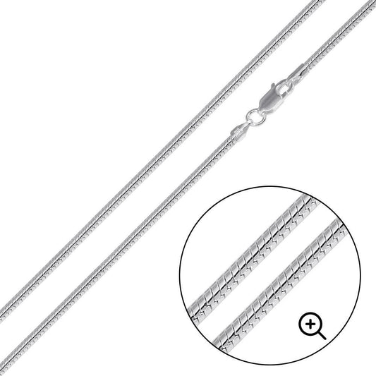 Round Snake 040 Chain or Bracelet 1.6mm - CH731 SPI