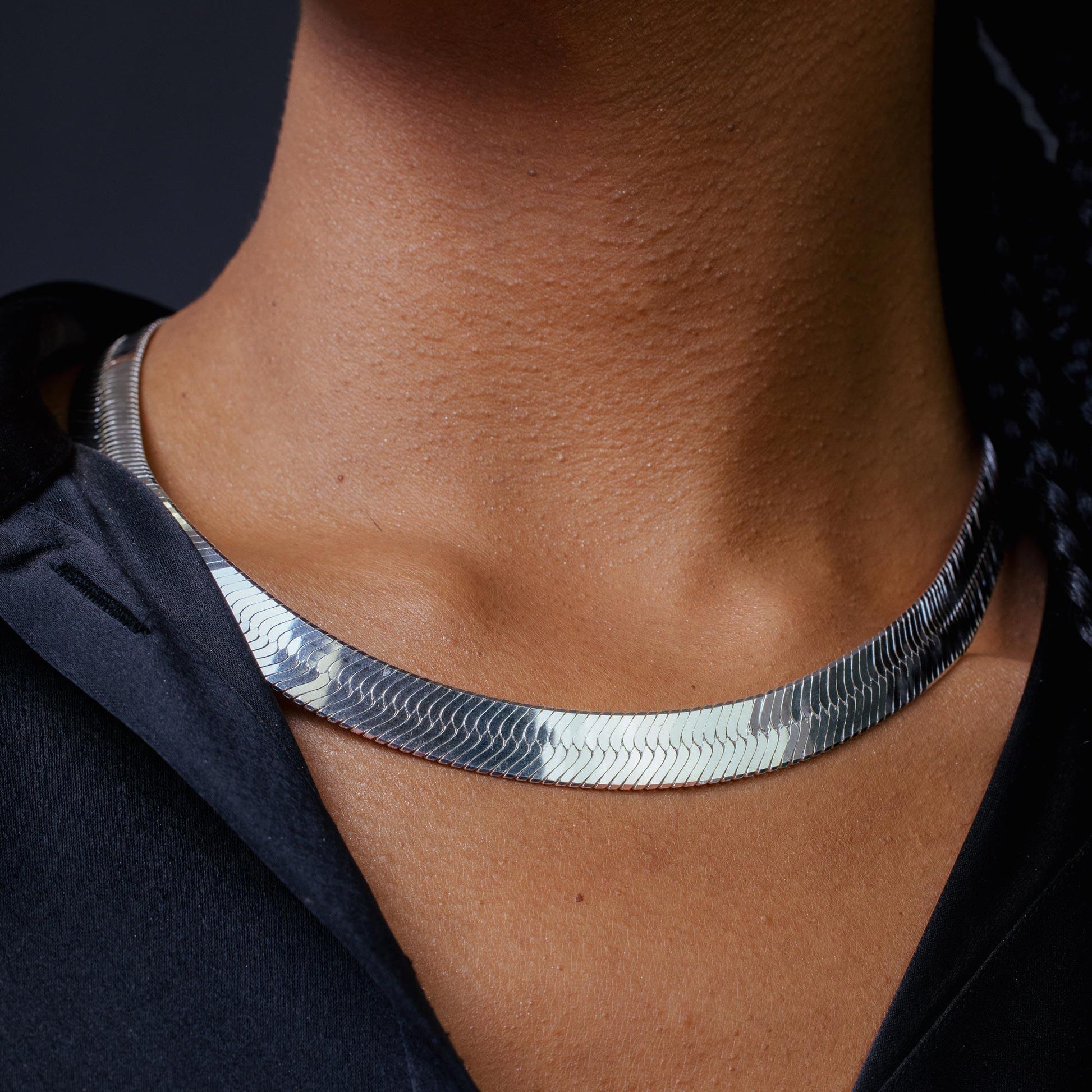Herring Bone 120 Chain or Bracelet 11mm - CH816 SPI