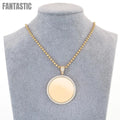 Crea tu estilo distintivo con un juego personalizable de cadena y colgante de oro de 14K