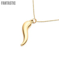 14K Gold Cornicello Italian Horn Pendant