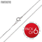 Flat Oval Link Chain 1.4mm (Pk of 6) - CH739 Fantastic NYC
