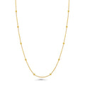 Gold Plated 925 Sterling Silver Box with Bead Chain or Bracelet 0.8mm - CH557 GP