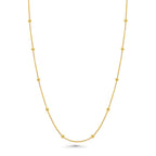 Gold Plated 925 Sterling Silver Box with Bead Chain or Bracelet 0.8mm - CH557 GP Fantastic NYC