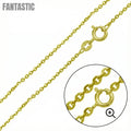 Gold Plated 925 Sterling Silver Brillantina DC 030 Chain or Bracelet 1.4mm - CH397 GP