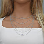 High Polished 925 Sterling Silver Wire Oval Loop 060 Chain 2.8mm - CH738 Fantastic NYC
