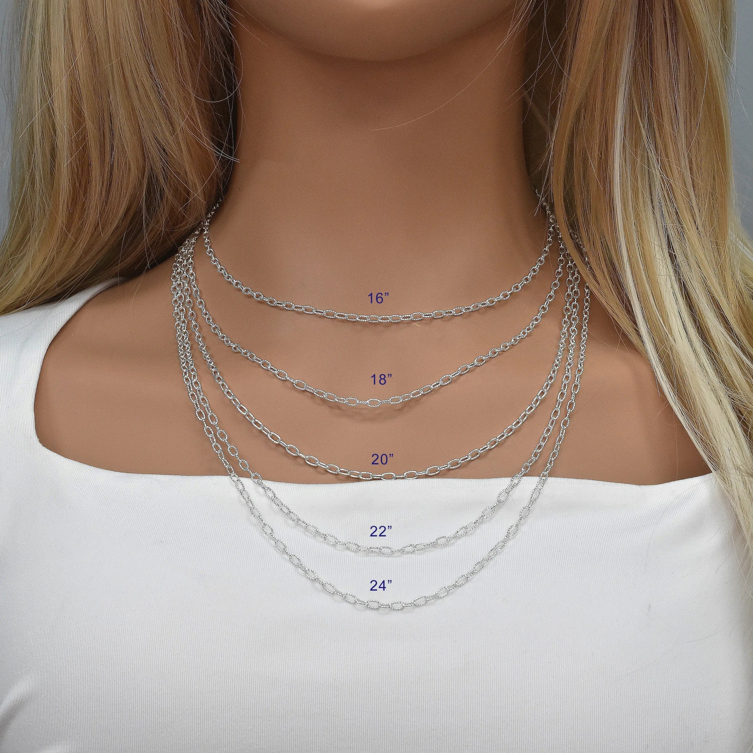 High Polished 925 Sterling Silver Wire Oval Loop 060 Chain 2.8mm - CH738 Fantastic NYC