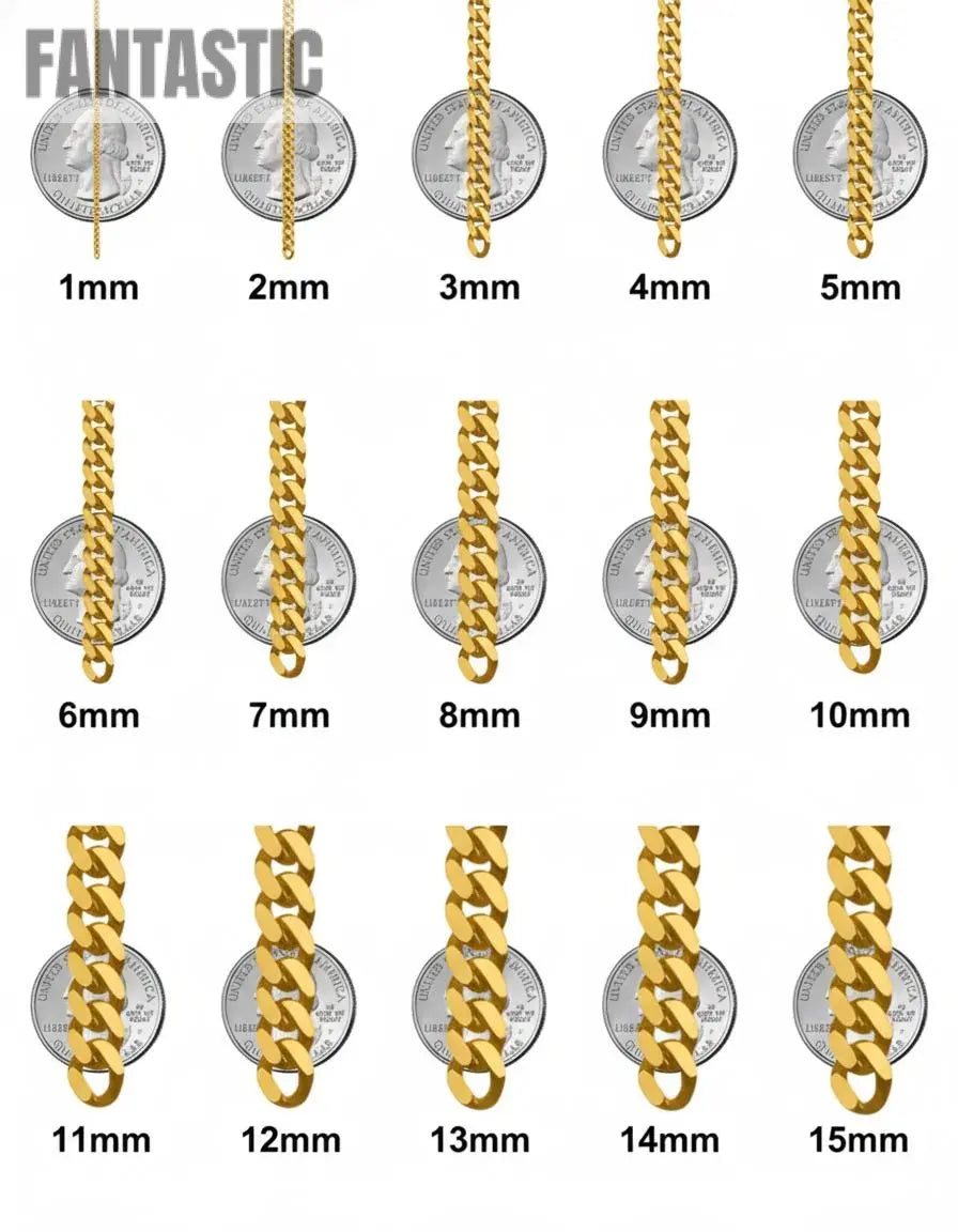 Men’s Miami Cuban Link Chain – 10K/14K Real Yellow Gold – 24” / 10mm – Urban Luxury - Fantastic Jewelry NYC LLC