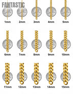 Men’s Miami Cuban Link Chain – 10K/14K Real Yellow Gold – 24” / 10mm – Urban Luxury - Fantastic Jewelry NYC LLC