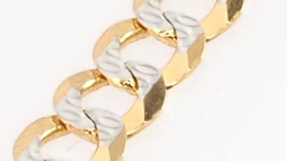 14K real gold diamond-cut Cuban Link bracelet Fantastic Jewelry NYC