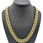 14K Gold- Hollow Miami Cuban Chain Fantastic NYC