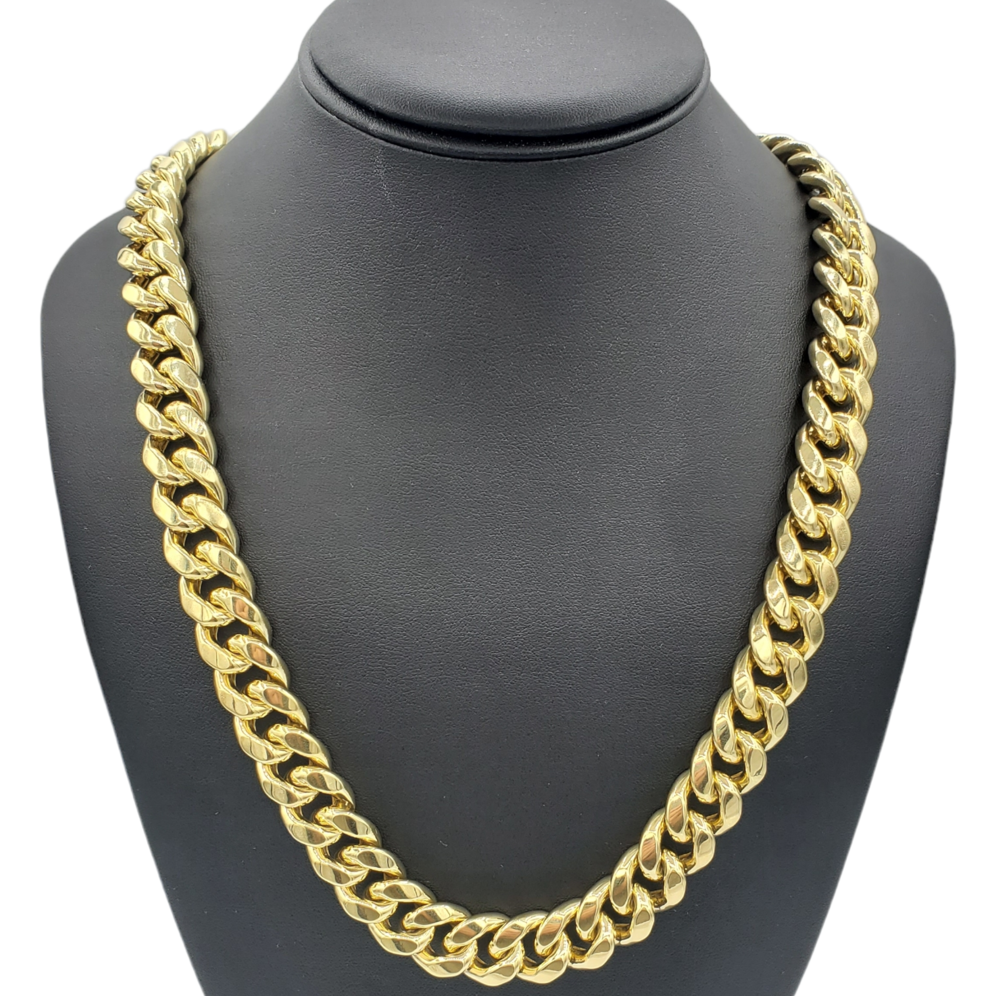 14K Gold- Hollow Miami Cuban Chain Fantastic NYC