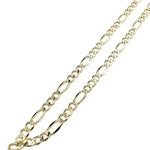 14K Gold- Hollow Figaro Chain