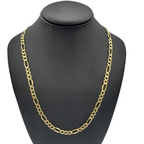 10K Gold- Hollow Figaro Chain Fantastic NYC