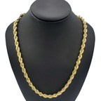 10K Gold- Solid Rope Chain (Yellow Gold) Fantastic NYC