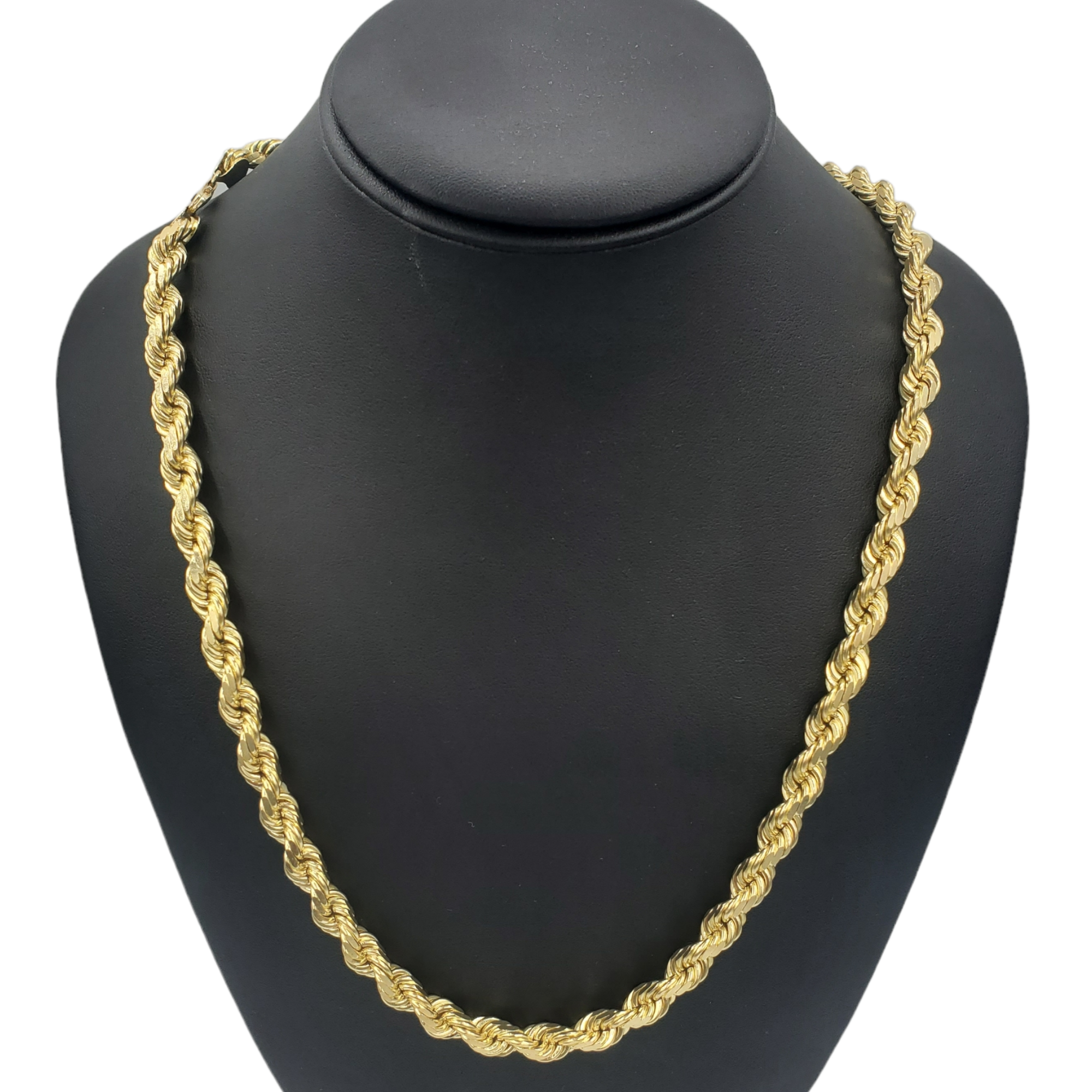 10K Gold- Solid Rope Chain (Yellow Gold) Fantastic NYC