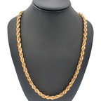 14K Gold- Solid Rope Chain (Rose Gold) Fantastic NYC