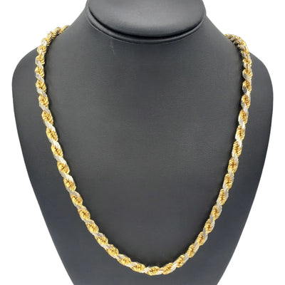 14K Gold- Solid Mariner Chain