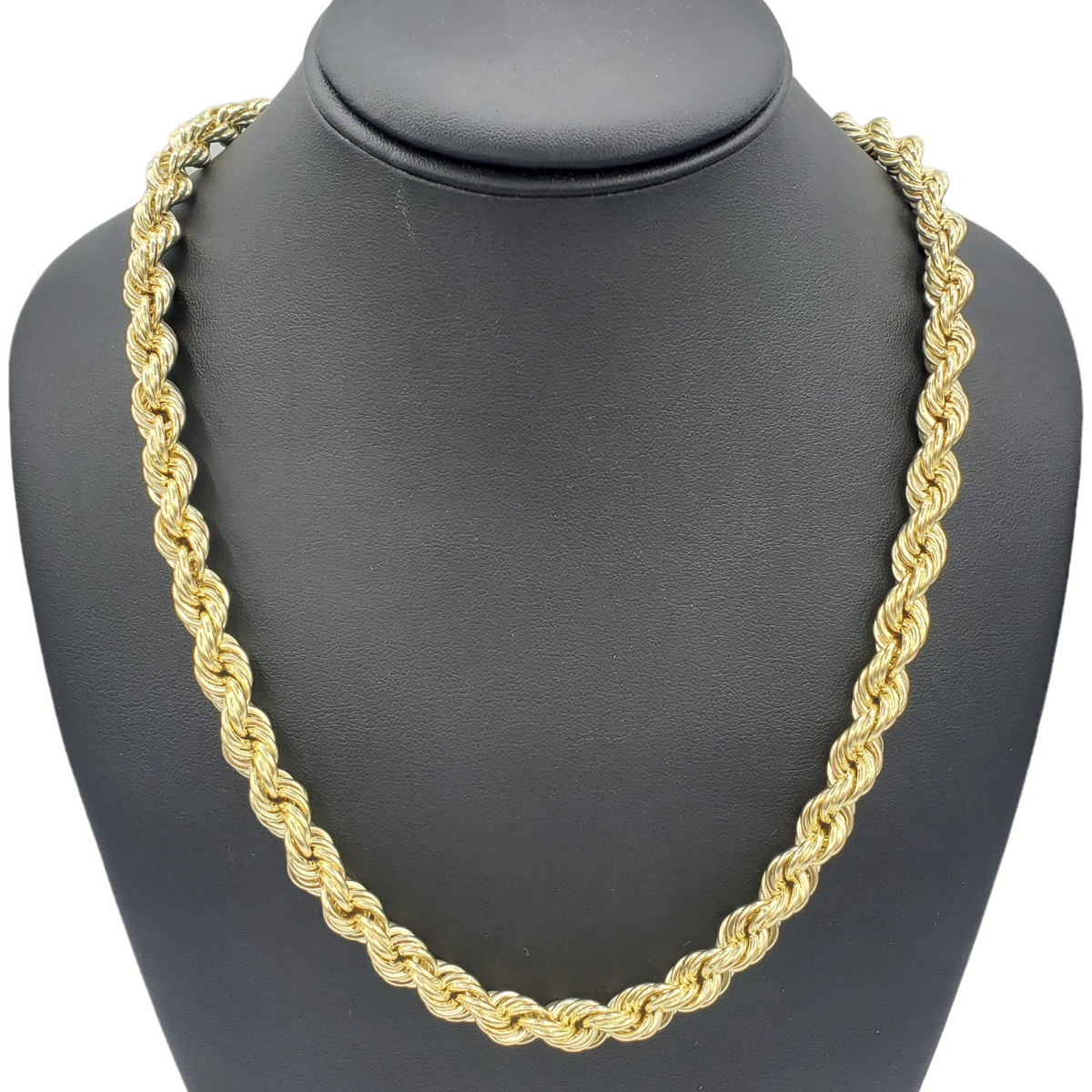 10K Gold- Hollow Rope Chain Fantastic NYC