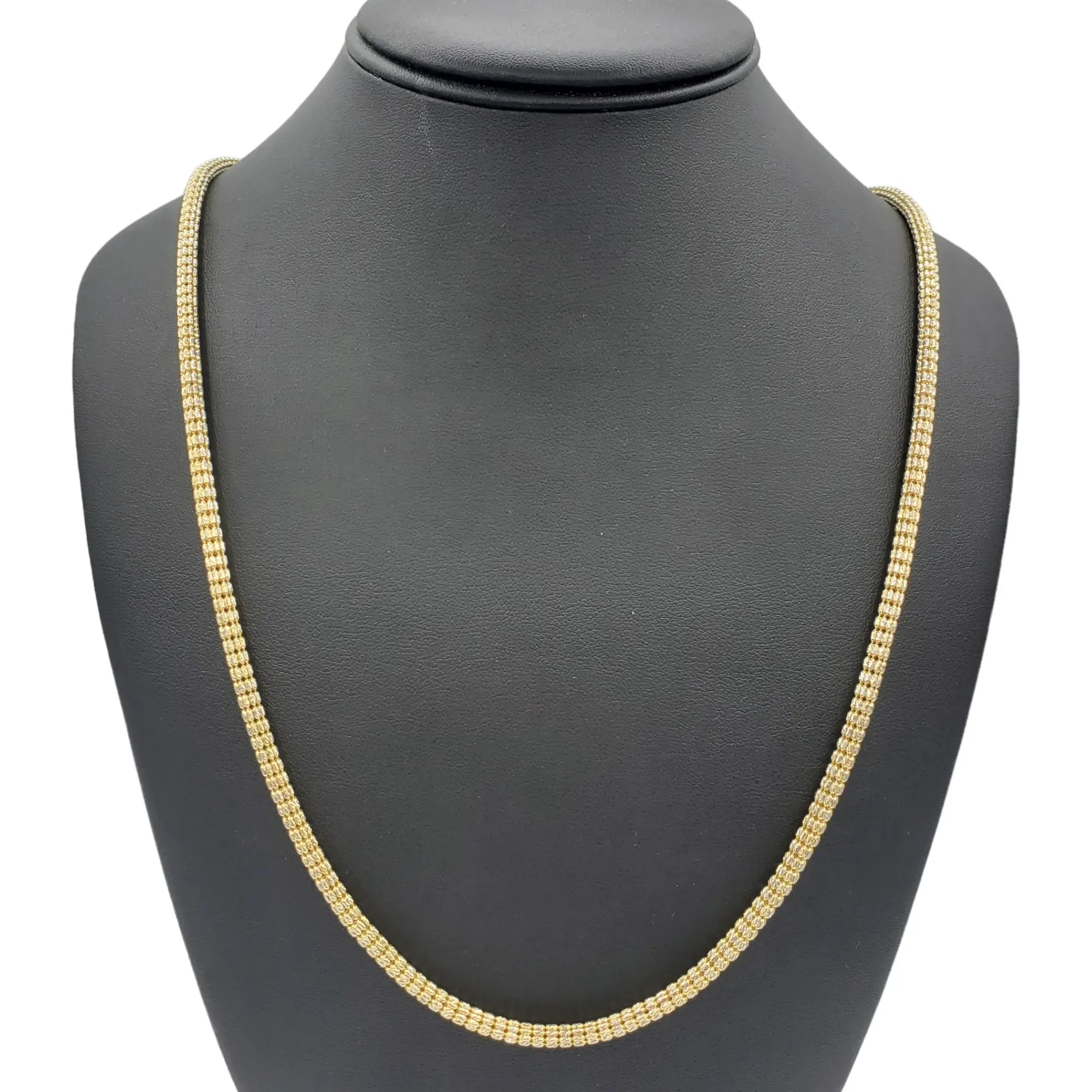 10K Gold- Ice Chain (Yellow Gold) is