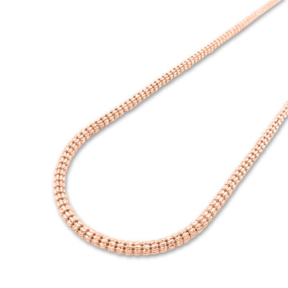 14K Gold- Ice Chain (Rose Gold)