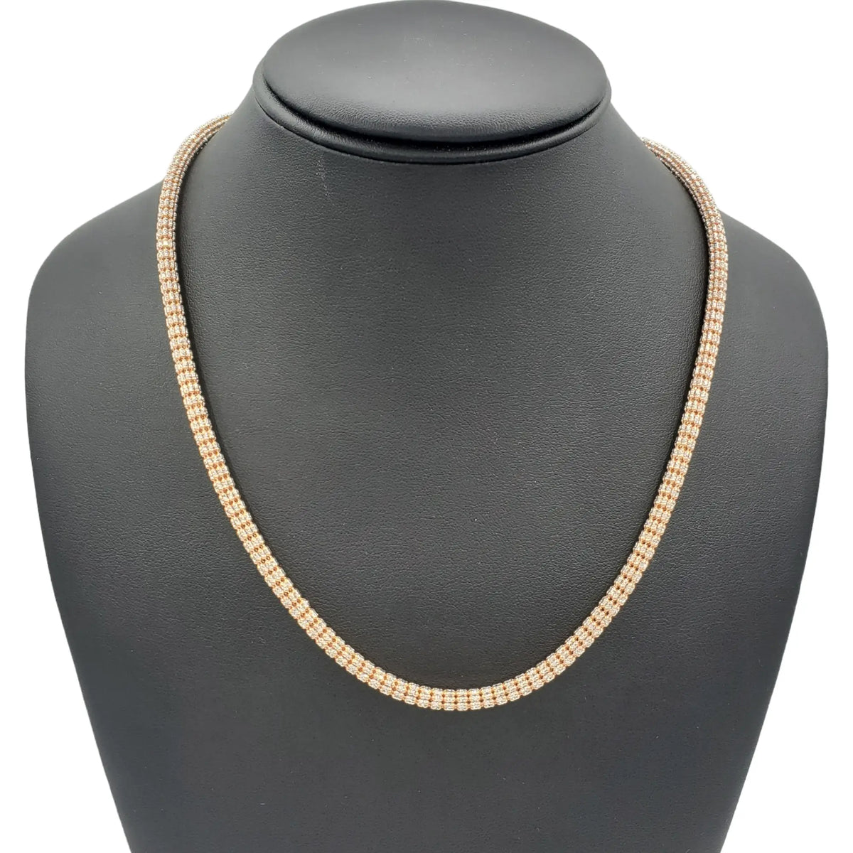 10K Gold- Ice Chain (Rose Gold)