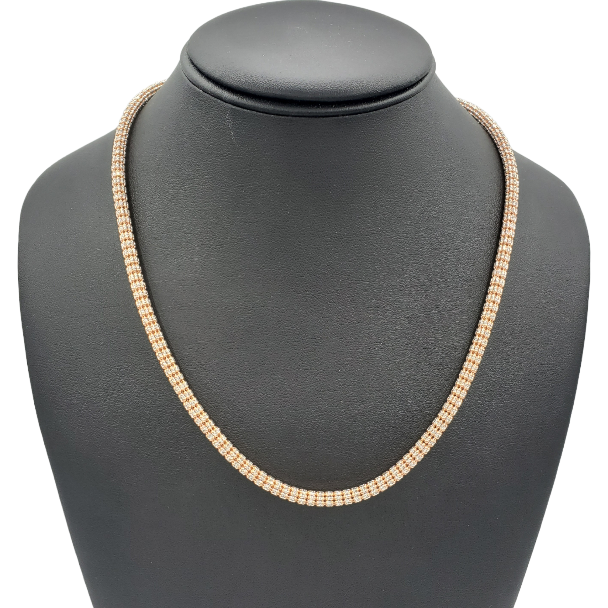 14K Gold- Ice Chain (Rose Gold) Fantastic NYC