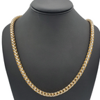 14K Gold- Solid Franco Diamond Cut (Pave) Chain Fantastic NYC