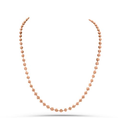 14K Gold- Moon Cut Chain (Rose Gold) Fantastic Jewelry NYC