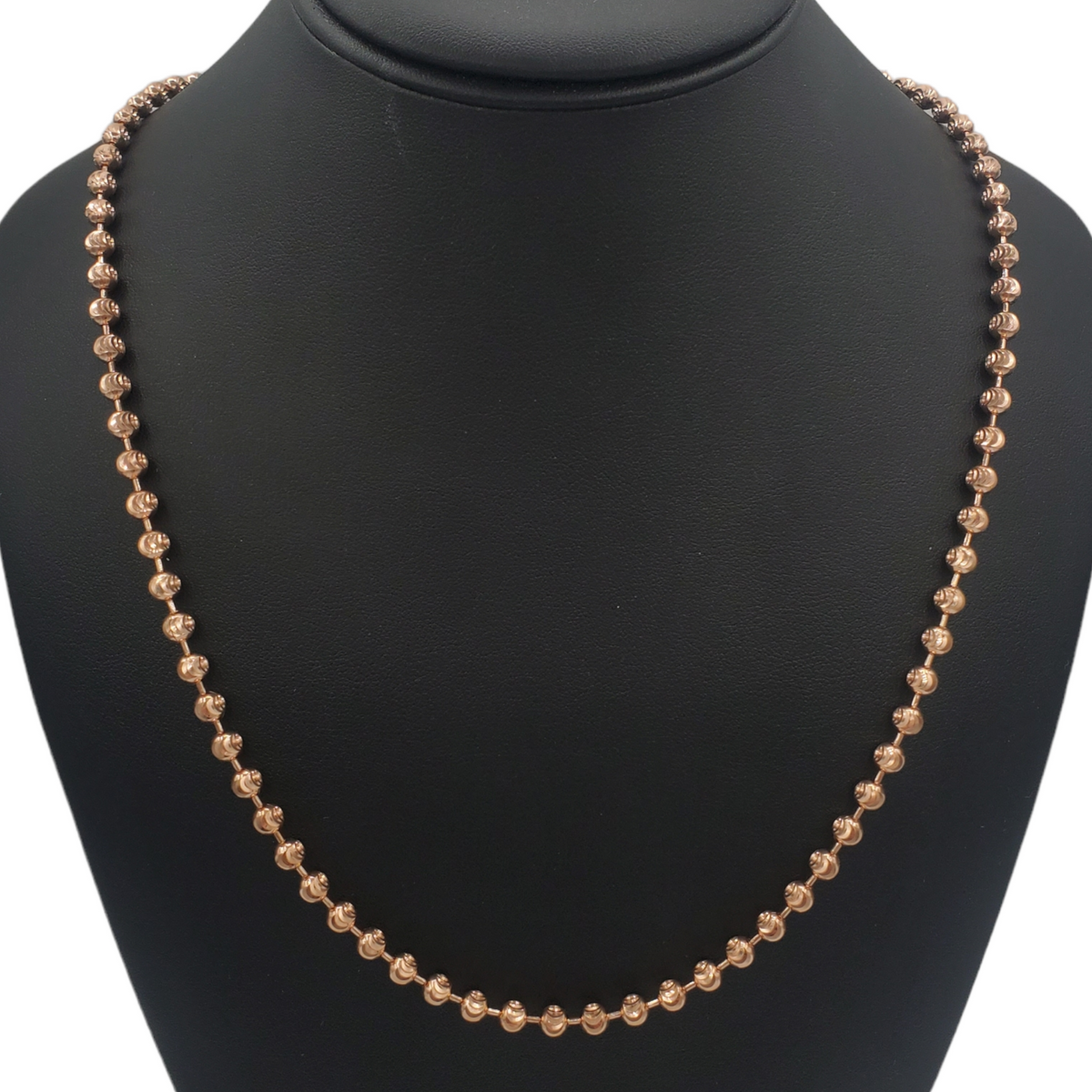 14K Gold- Moon Cut Chain (Rose Gold) Fantastic NYC