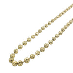 14K Gold- Moon Cut Chain (Yellow Gold)
